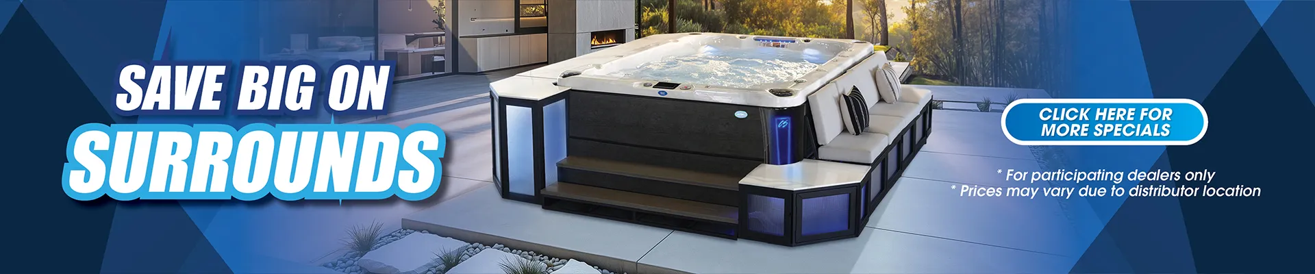 Calspas hot tub being used in a family setting - Bordeaux
